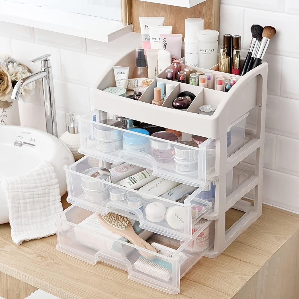 Makeup Organizer with Drawers Cosmetic Display Cases Makeup Storage Box