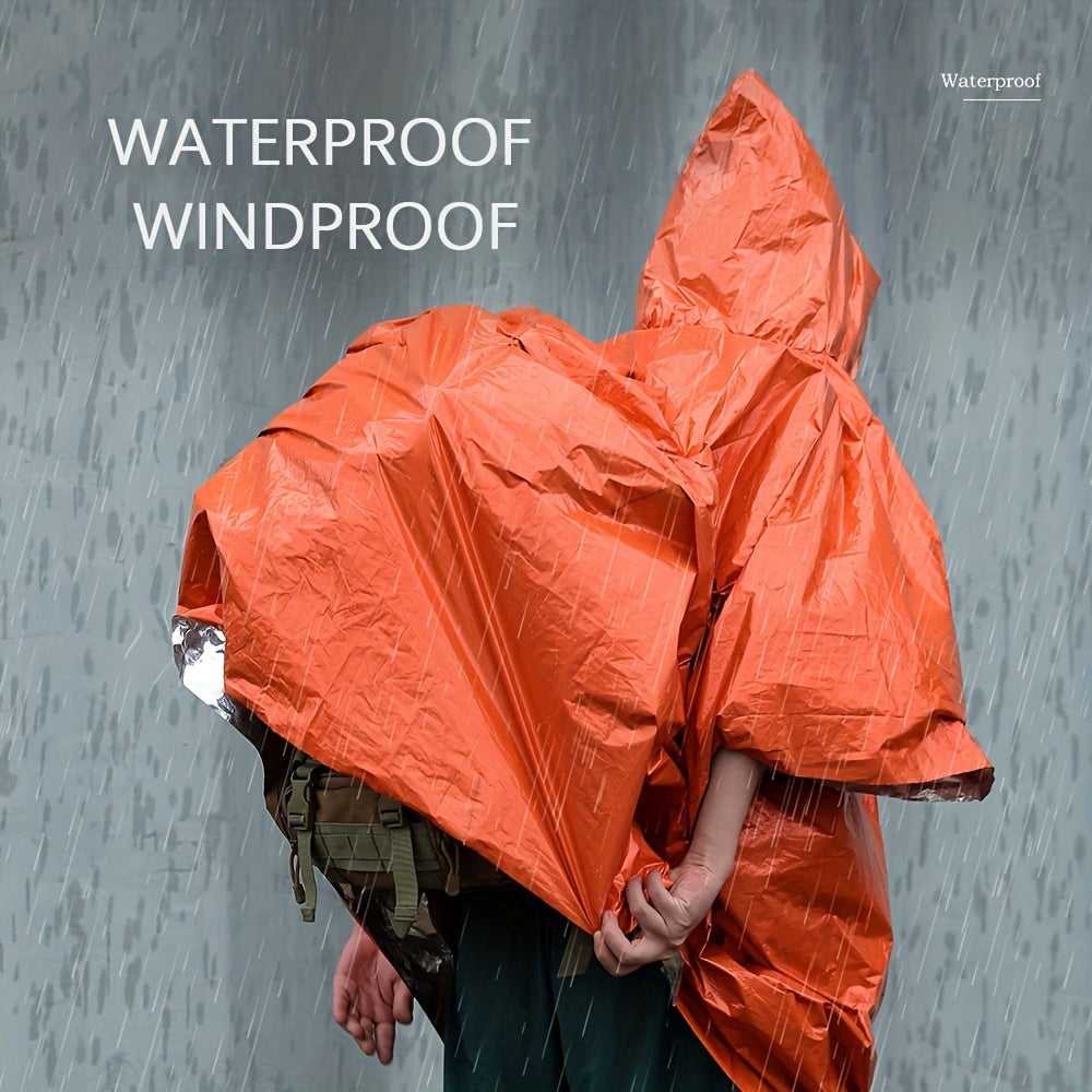 Portable Emergency Raincoat for Camping Hiking