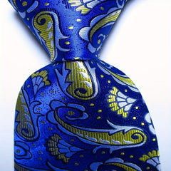 Men's Paisley Necktie Classic Printed Business Party Tie