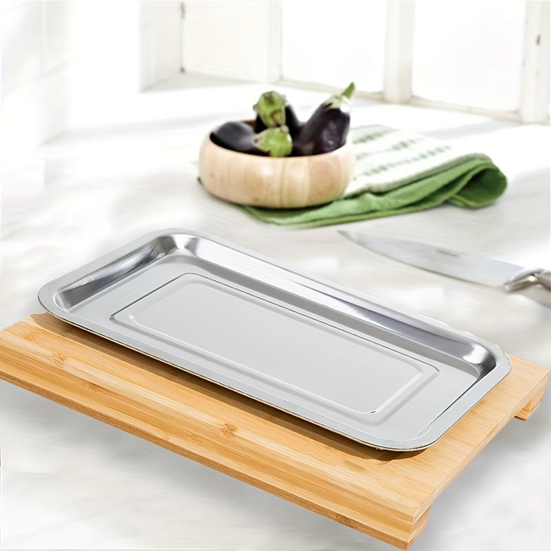 Bamboo Cutting Board With Tray - Sliding Out Chopping Board
