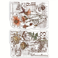 Flower Number Stamps Stencils for DIY Scrapbook, Card Craft Embossing