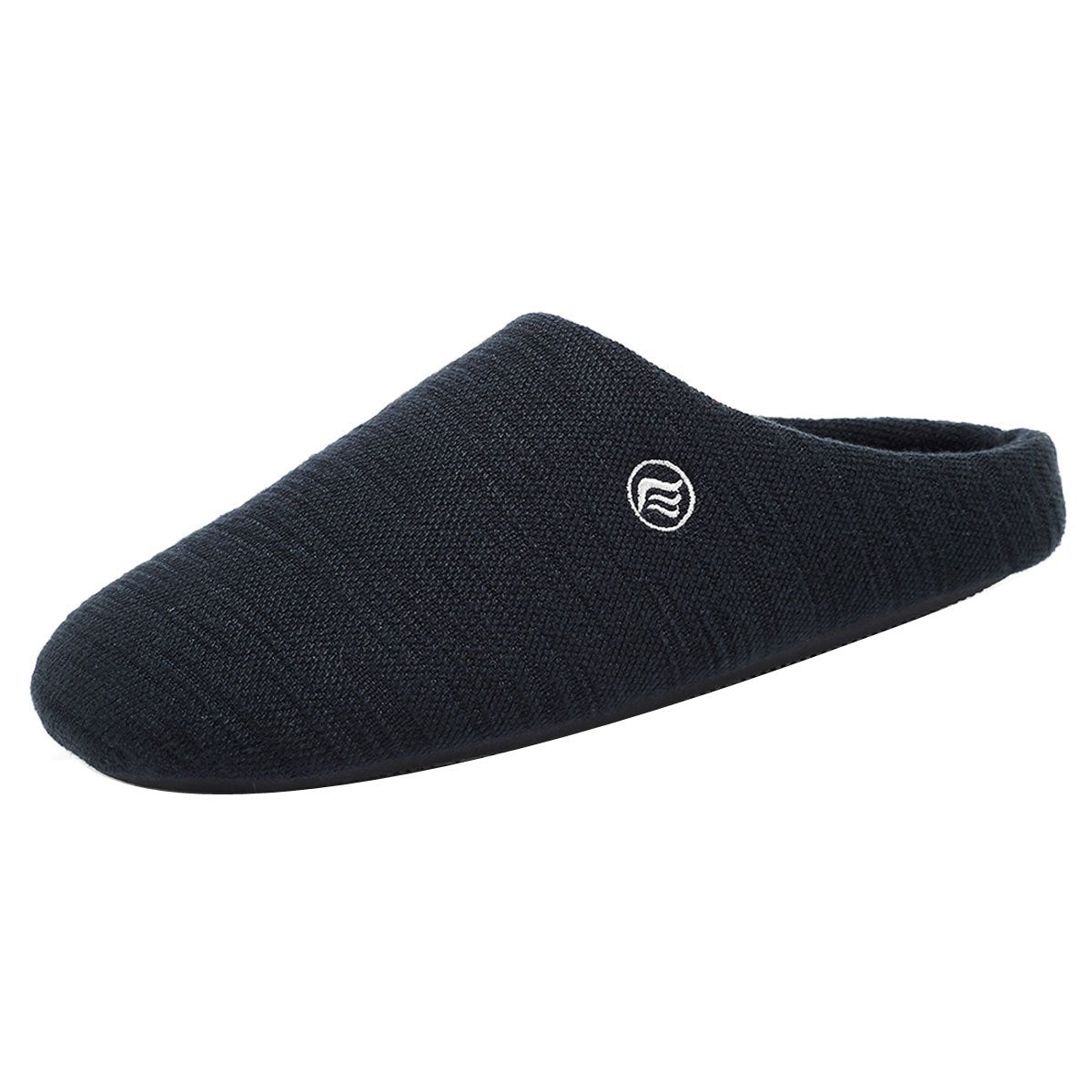 Memory Foam Cotton Lining House Shoes Closed Toe Non Slip Slippers