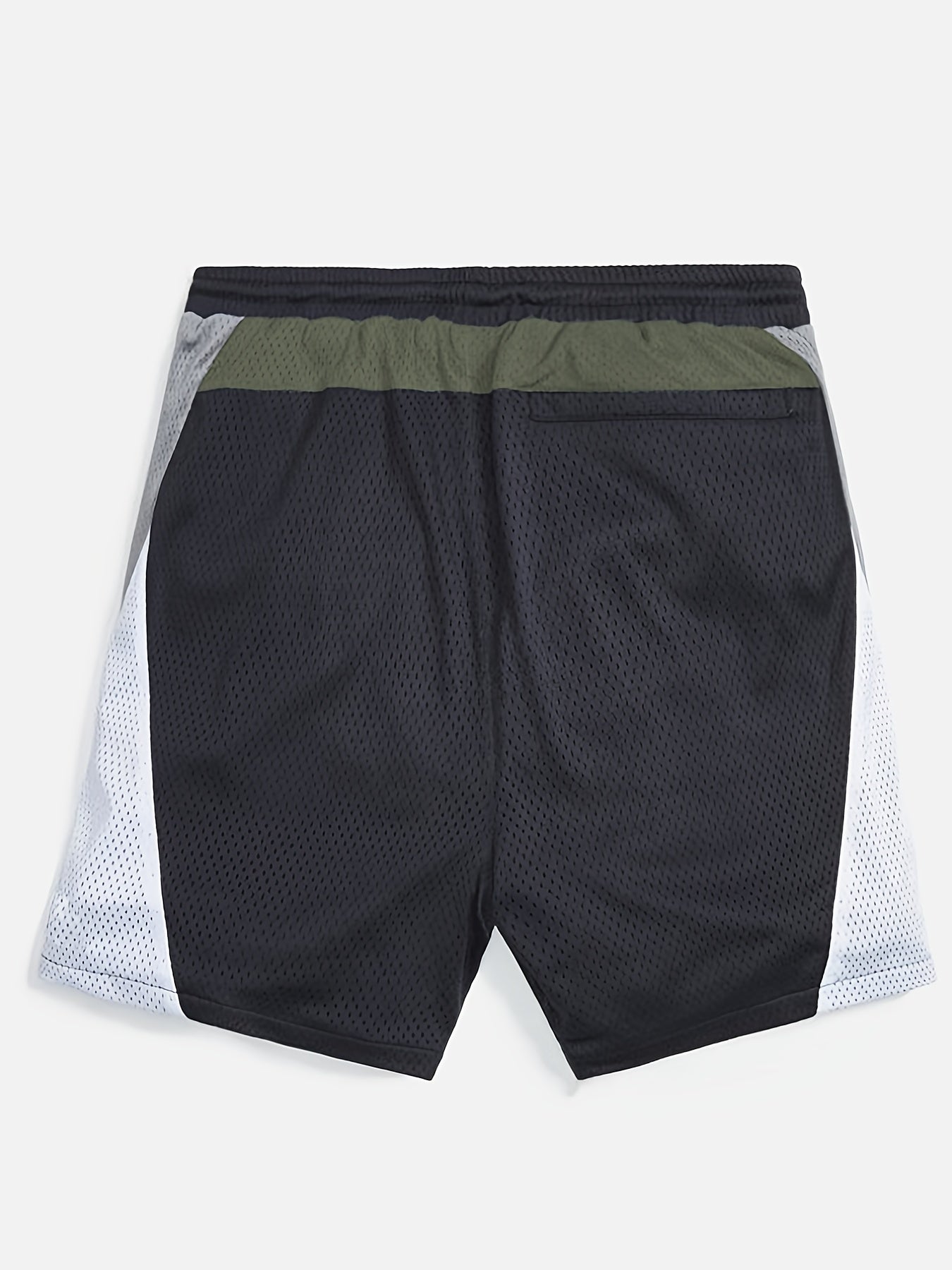 Mesh Breathable Active Shorts Men's Casual Stretch Zipper Pockets