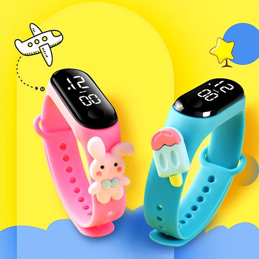 Cartoon Touch Screen Tracker Silicone Watch Decorative Accessories