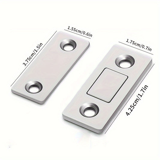 Stainless Steel Hidden Magnetic Door Suction - Wardrobe Cabinet Strong Magnet