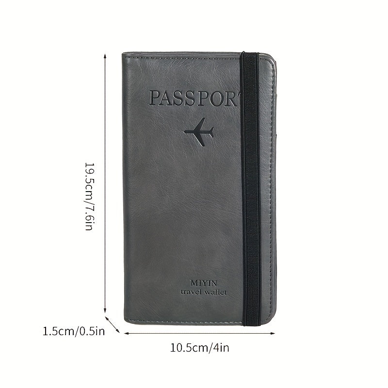 RFID Passport Cover Card Holder Wallet Multifunctional