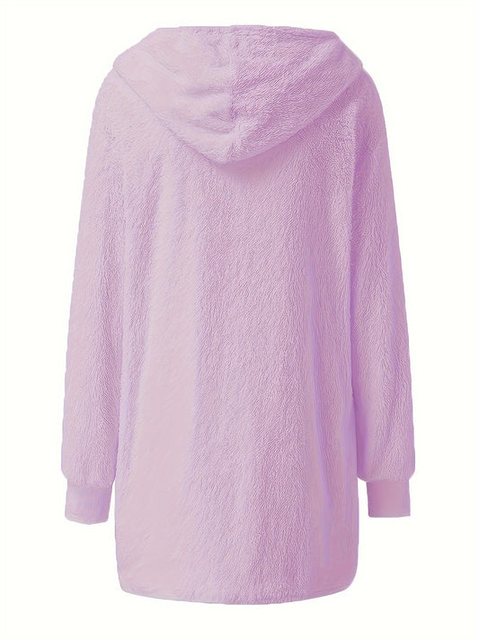 Cozy Lounge Set Long Sleeve Hooded Robe & Tank Crop Top & Shorts