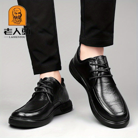 LAORENTOU Vintage Leather Dress Shoes for Wedding Business Party