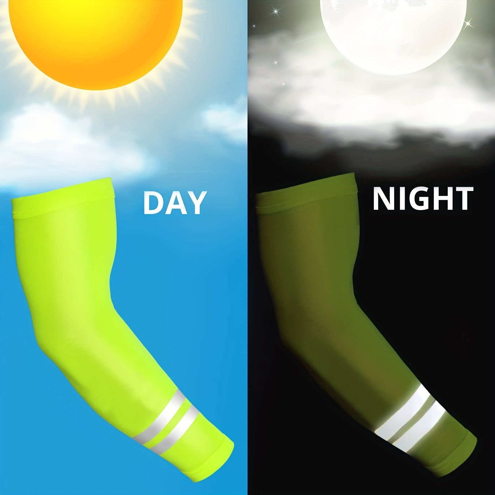 UV Reflective Strap Arm Sleeves Cooling Sun Protection Arm Sleeve