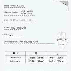 Outdoor Mountain Bike Riding Gloves - Breathable and Quick Drying