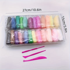 24 Colors Light Clay Rubber Mud With Clay Tools Mud Clay DIY Project Clay Hand..