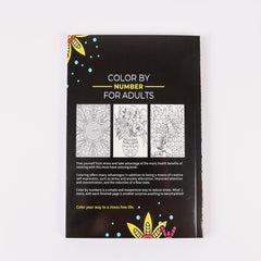 Flower & Butterfly Paint By Numbers Book
