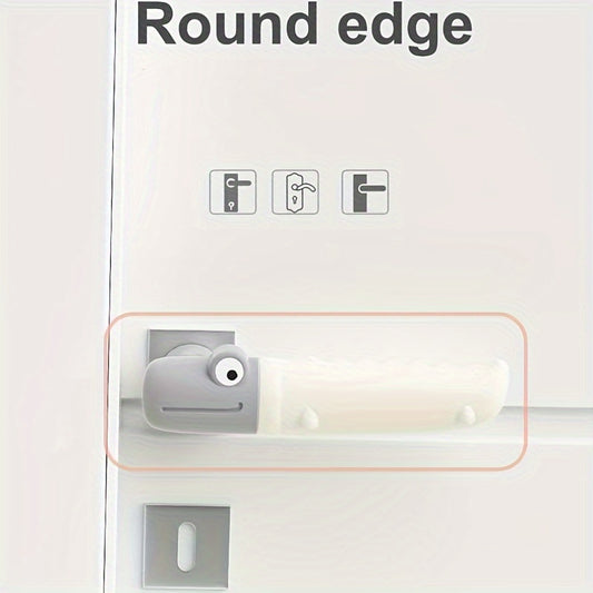 1pc Cartoon Doorknob Protective Cover Anti-collision Mute Cushion