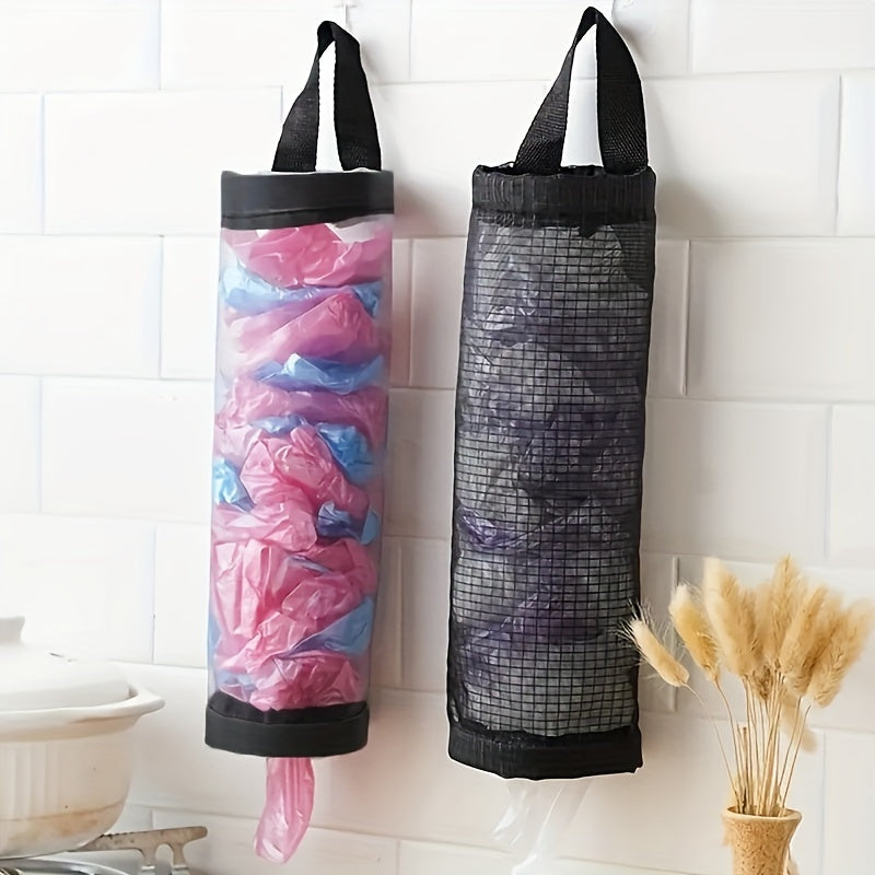 Foldable Mesh Garbage Bag Holder for Kitchen Storage