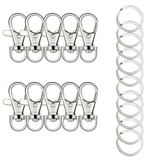 10pcs Swivel Clasps Set for DIY Necklace Bracelet Chain Supplies