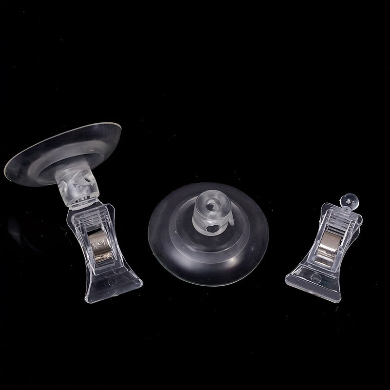 2pcs Sucker Clamp Wall Suction Cup Clip for Living Room