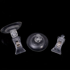 2pcs Sucker Clamp Wall Suction Cup Clip for Living Room