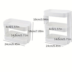 Double Layer Makeup Organizer Cosmetic Storage Rack