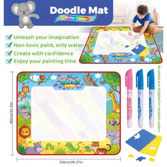 Water Doodle Mat Drawing Toy for Kids Ages 3-8