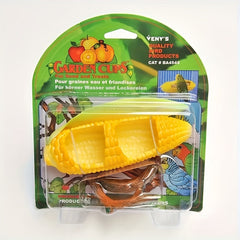 Small Bird Feeder Food Cup Water Bowl for Parrots Budgies Cockatiels