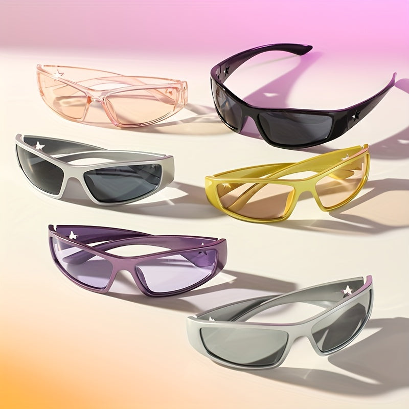 Y2K Full Wrap Around Sunglasses UV400 Sun Shades