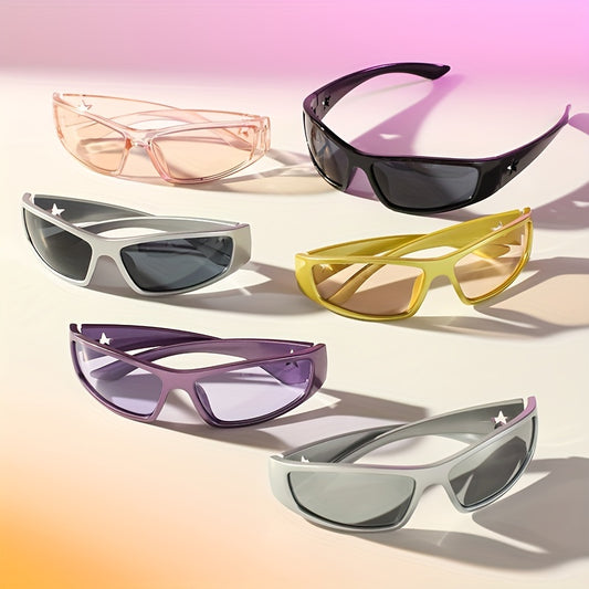 Y2K Full Wrap Around Sunglasses UV400 Sun Shades