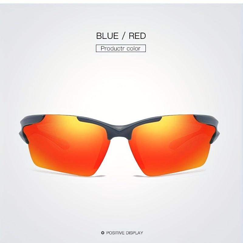 Men's Polarized Square Sunglasses Sports Cycling UV Protection