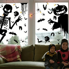 Halloween Giant Ghost Monster Shadow Window Sticker