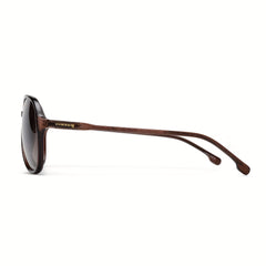 VIVIENFANG Retro Polarized Sunglasses TR90 Gradient Lenses UV Protection