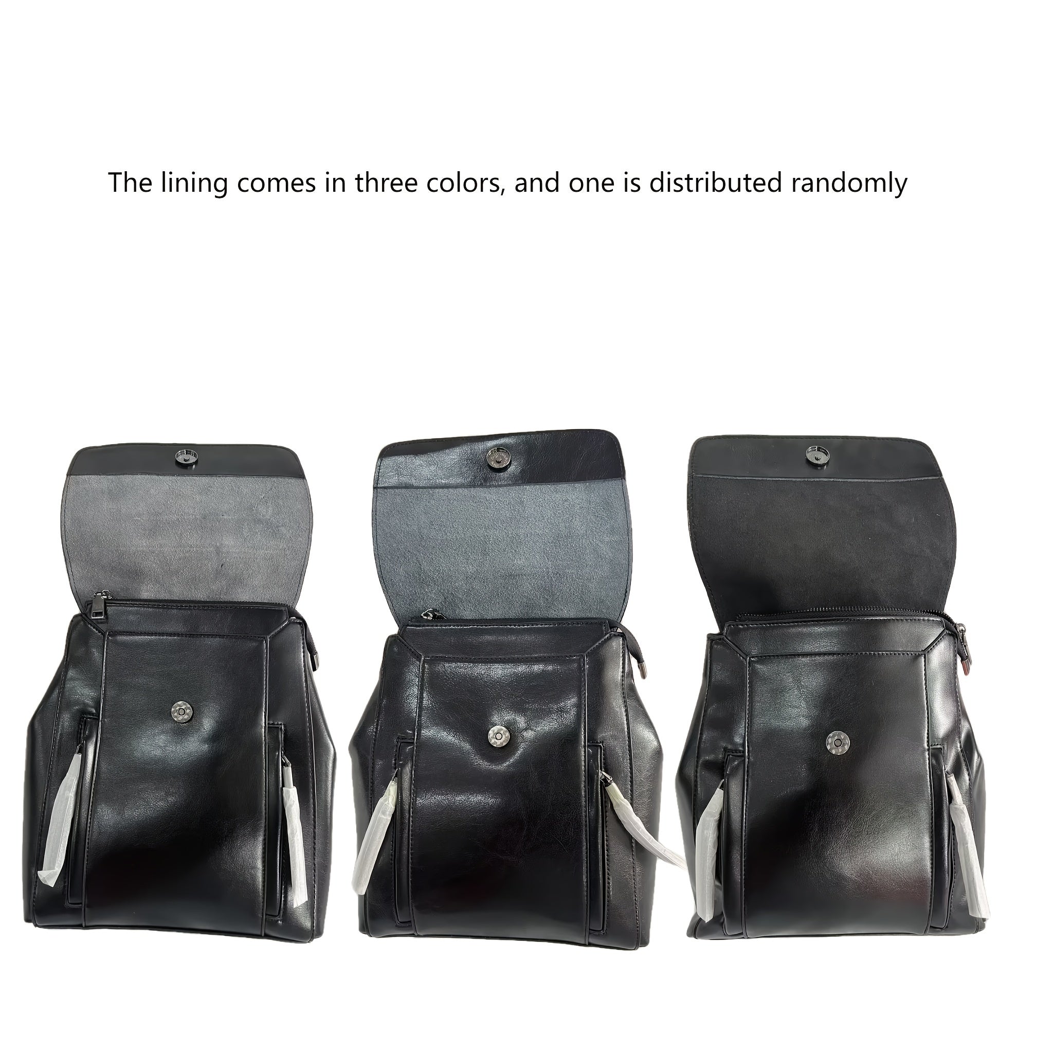Stylish Solid Rucksack Large Capacity Bag For Work