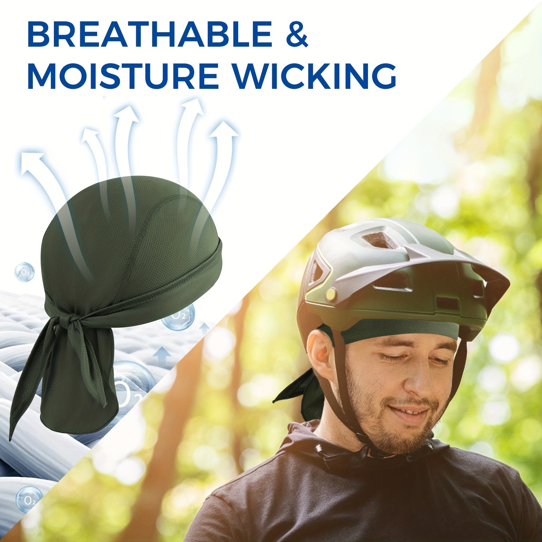 6pcs High Cycling Headscarf Mountain Bike Pirate Cap