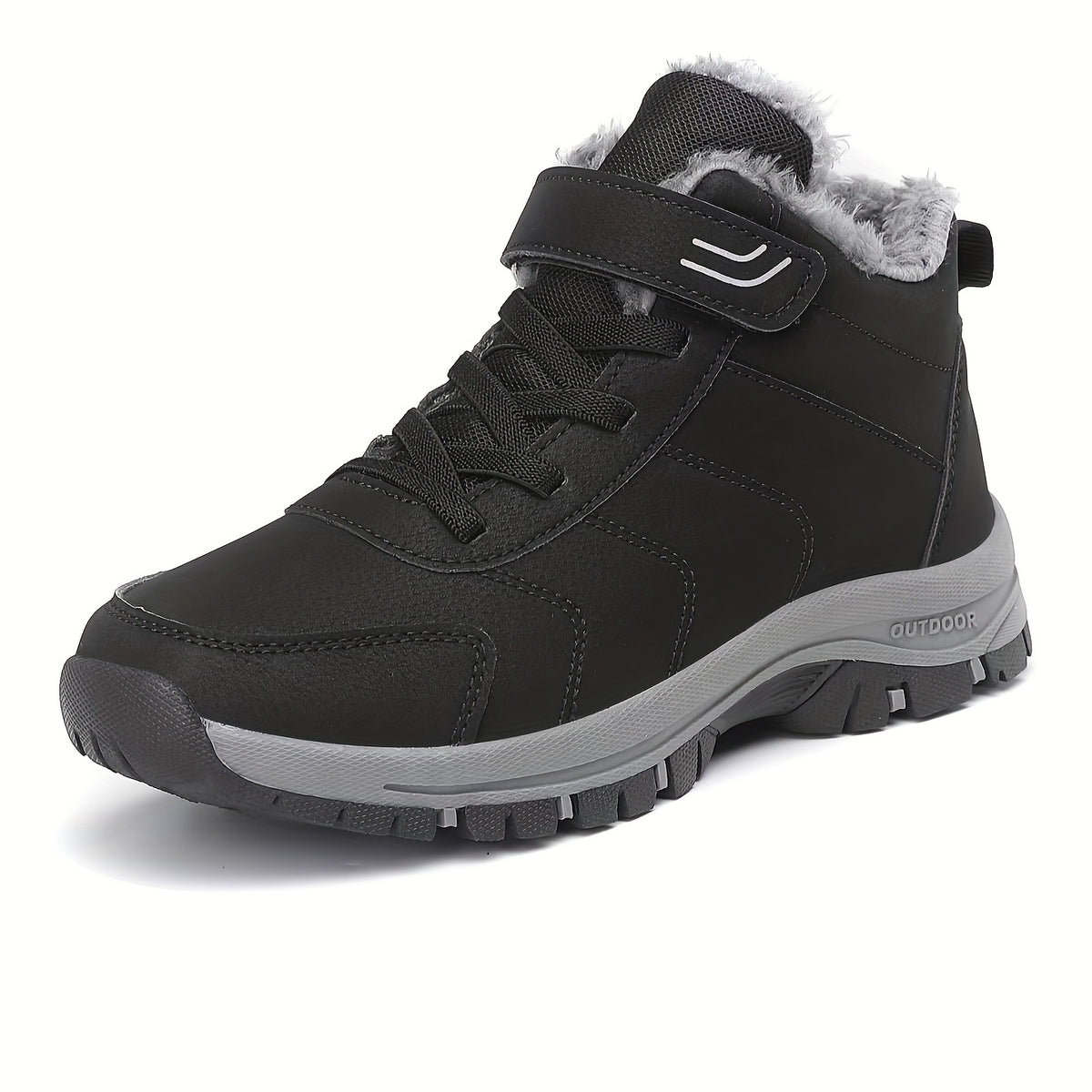 Men's Winter Snow Boots Fleece Lined Non-Slip Sports Shoes