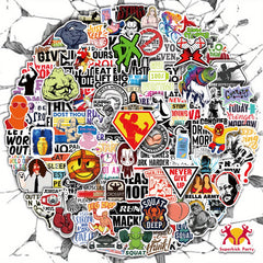 150pcs Gym Stickers For Water Bottle Wrestling Sticker For Adults Men