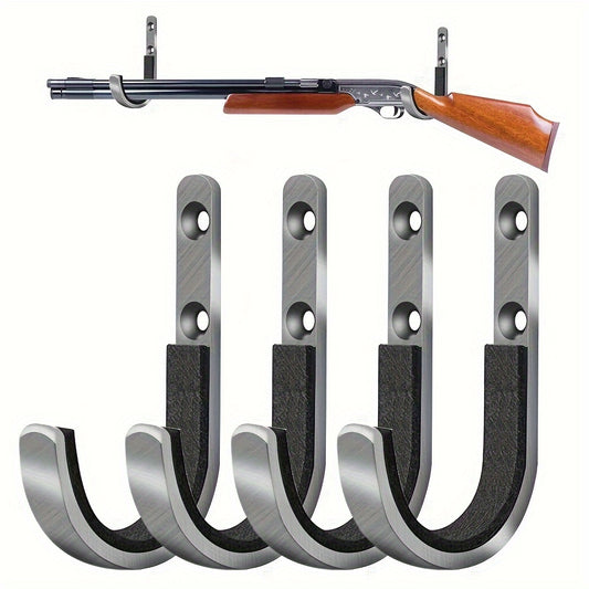 4pcs Heavy Duty Horizontal Wall Mounts with Padding
