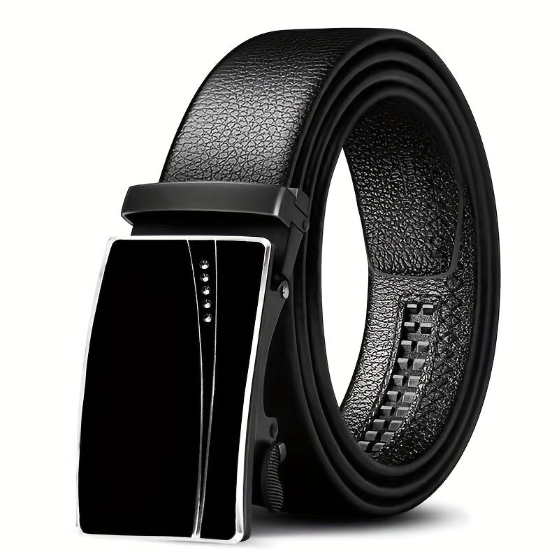 Men's Casual Belt with Automatic Buckle
