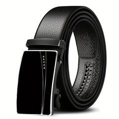 Men's Casual Belt with Automatic Buckle