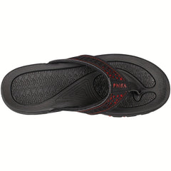 Men's Casual Slip On Flip Flops with Arch Support