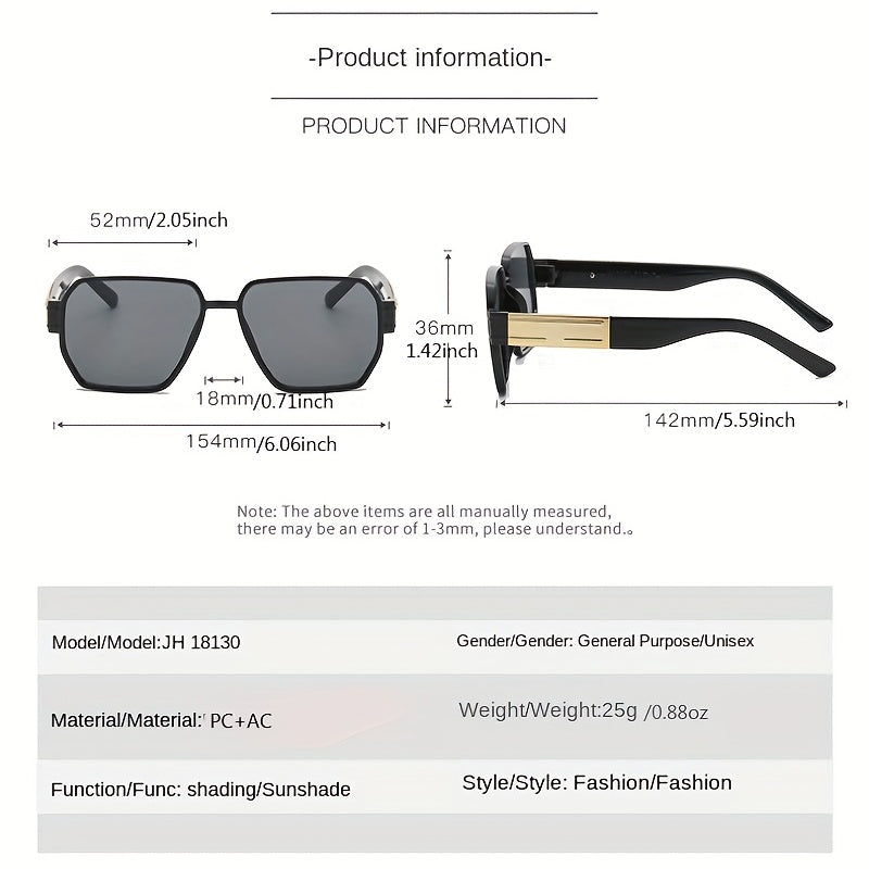 Geometric Sunglasses Candy Outdoor UV400 Sun Shades For Driving