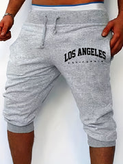 Comfy Elastic Waist Drawstring Shorts for Men