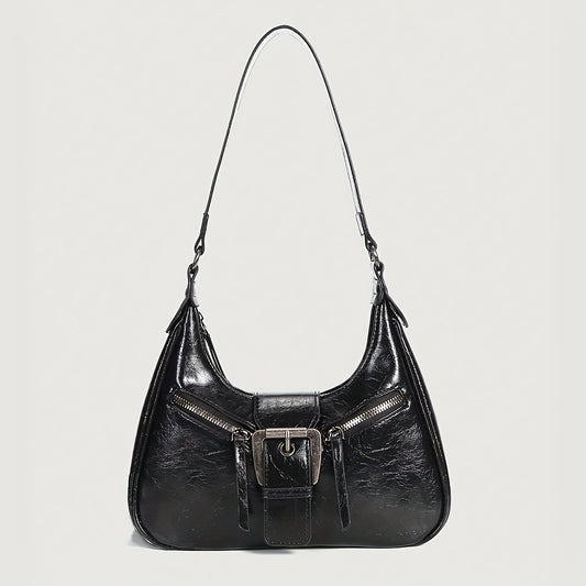 Y2K Punk Style Shoulder Bag for Women Vintage Underarm Purse