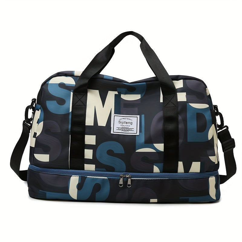 Large Capacity Travel Duffel Bag with Wet/Dry Separation