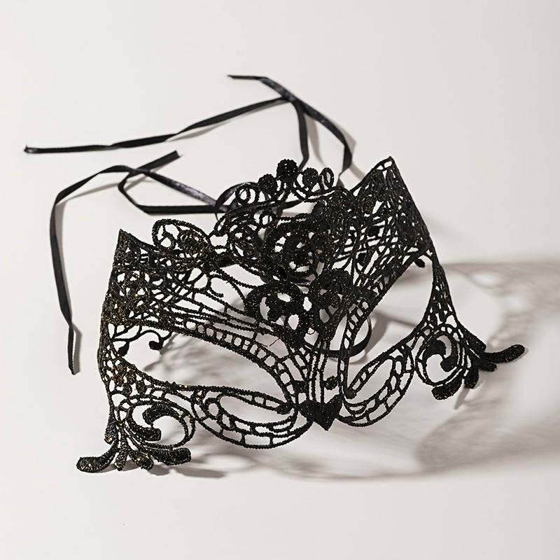 Lace Glitter Charm Prom Christmas Party Mask Venetian Eye Mask