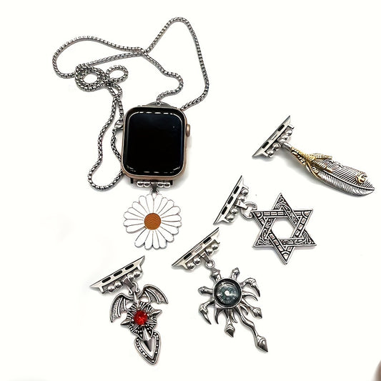 Metal Necklace Pendant For Smart Watch Anti lost Chain