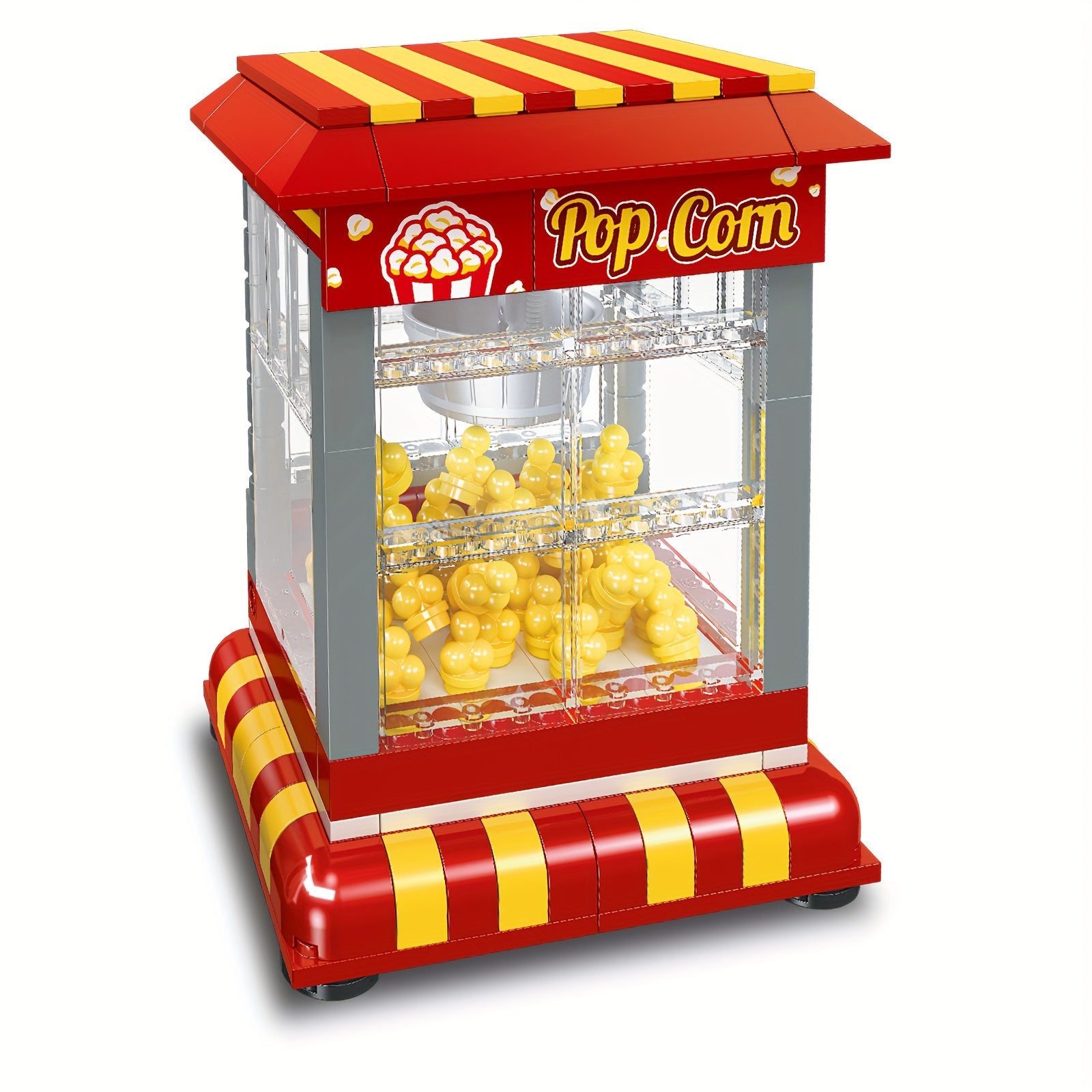 270pcs Candy Popcorn & Twist Egg Machine Building Blocks Toy