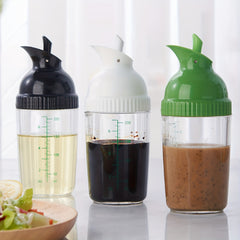 Plastic Sauce Bottle with Scale for Ketchup, Jam, Salad Dressing
