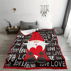 Digital Printing Soft Throw Blanket for Camping Holiday Gift