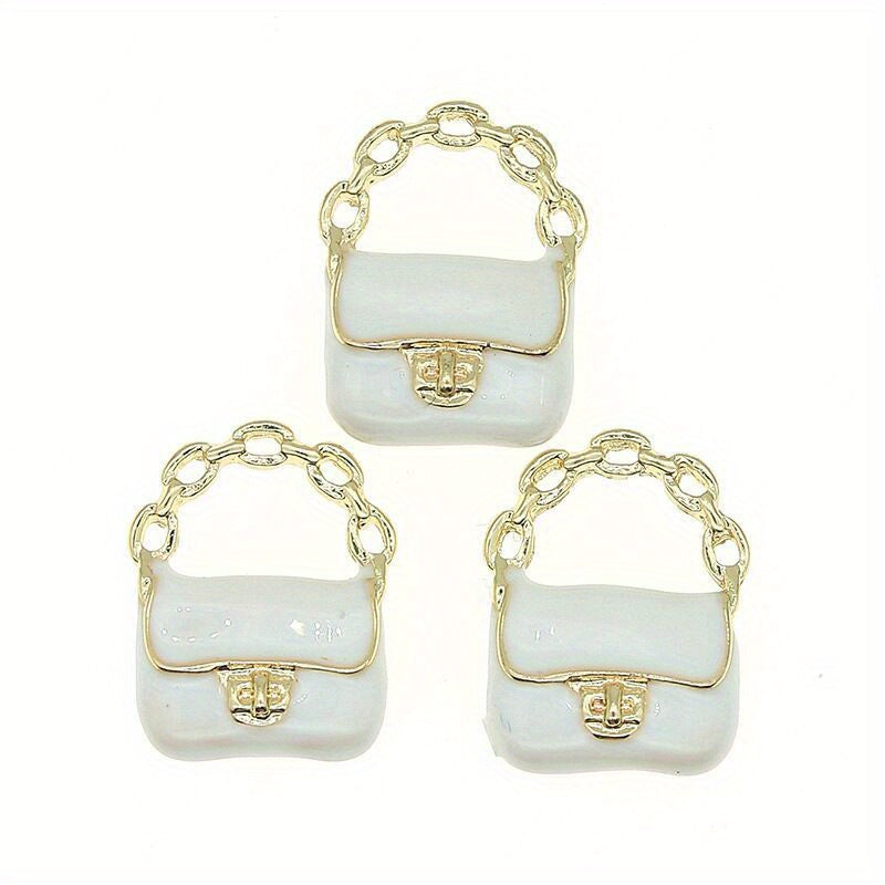 Mini Metal Handbag Ornament 3D Solid Small Purse Model