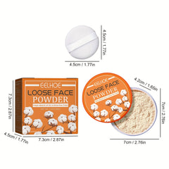 Waterproof Loose Setting Powder for Concealer, Makeup Fixing