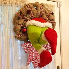 Christmas Thief Wreath Front Door Decoration Family Gathering Decoration