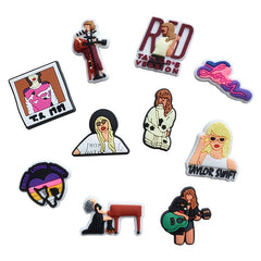 24pcs Singer Series Shoe Charms for Clogs & Slides